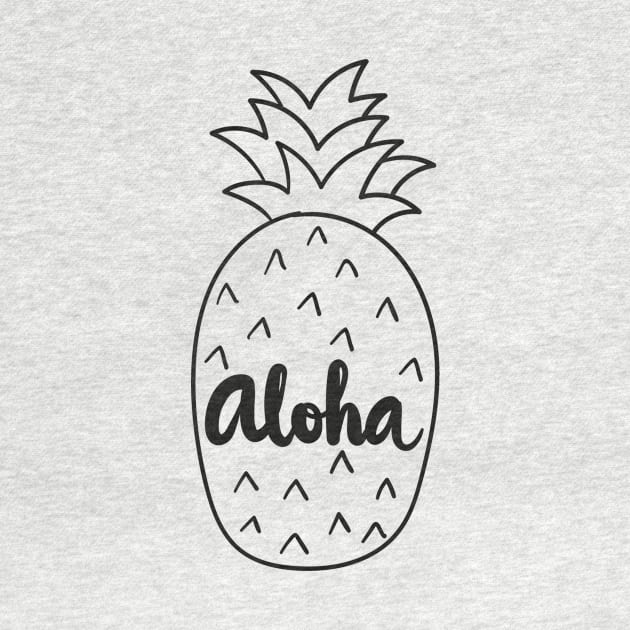 Aloha Hawaiian Pineapple by bluerockproducts